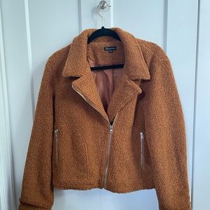 Cropped Teddy Jacket